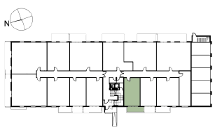 Location the flat on the floor.