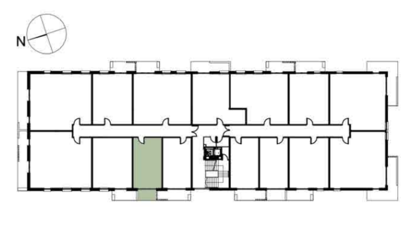 Location the flat on the floor.