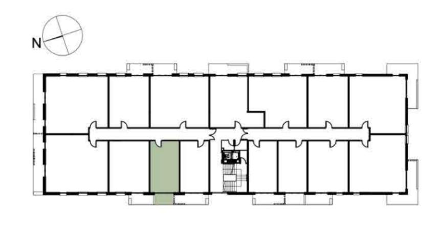 Location the flat on the floor.