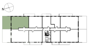 Location the flat on the floor.