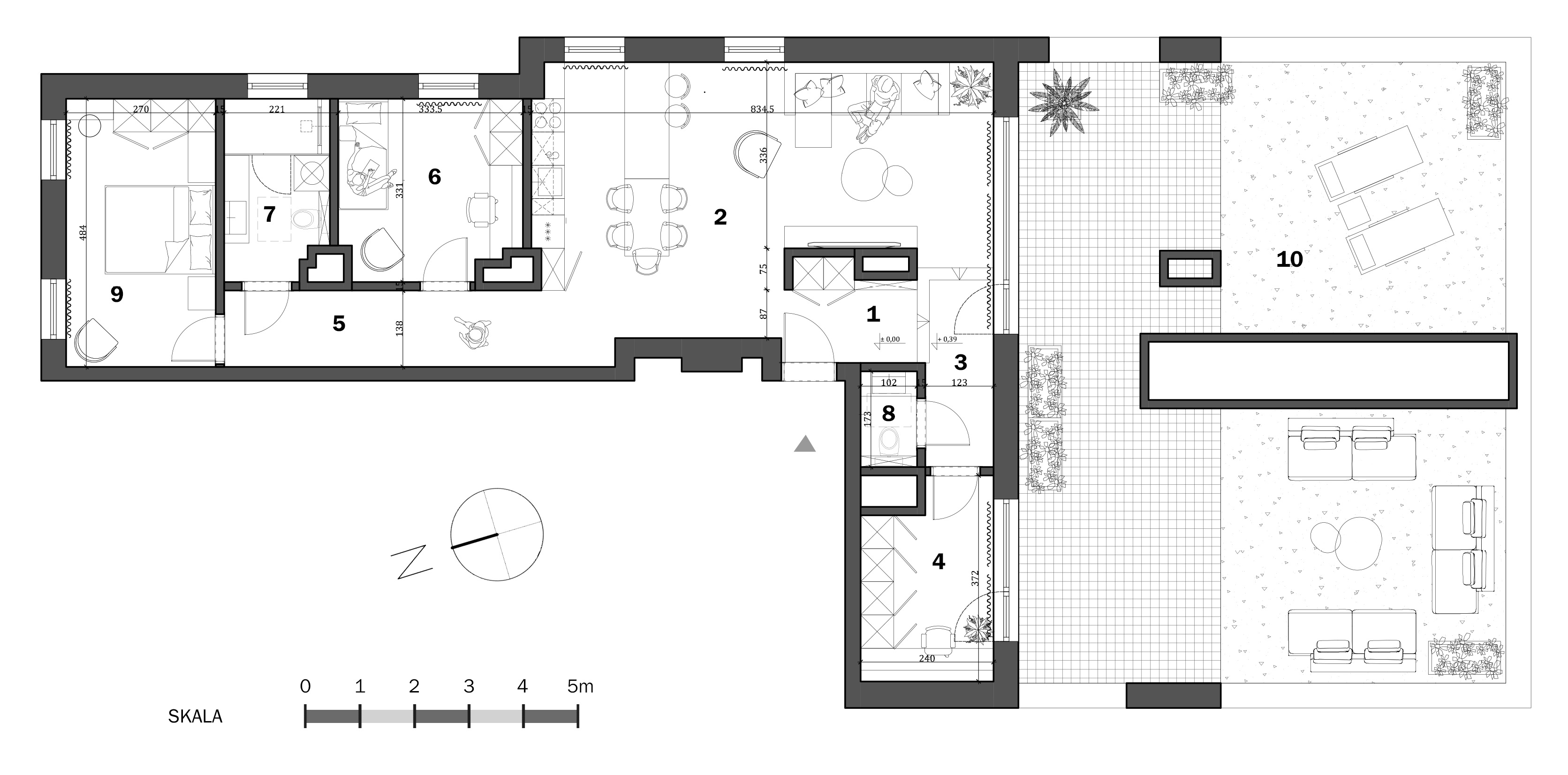 Plan of the flat.